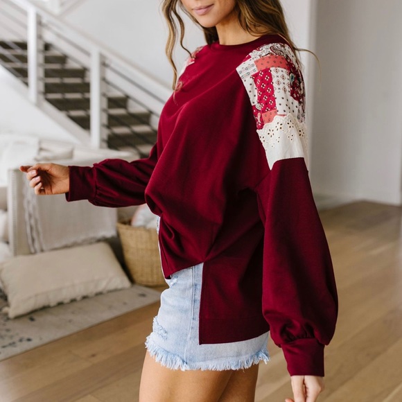 Sweet Nothings Floral Patch Top - Picture 2 of 8